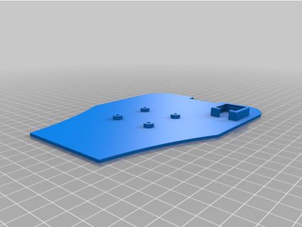 atomrc dolphin plate gps bn180 matek f405se freestyle factory 3d print model - Mito3D
