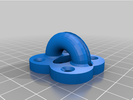 wall plate rope loop parametric customizable vendicar1 3d print model - Mito3D