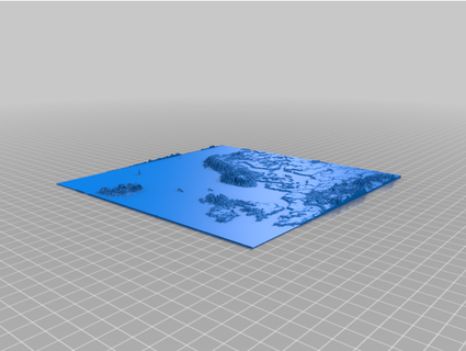 scandinavia 3d map sanchezy 3d print model - Mito3D