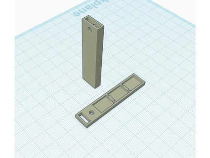 sim carta vassoio maniglia fanciullezza 3d print model - Mito3D