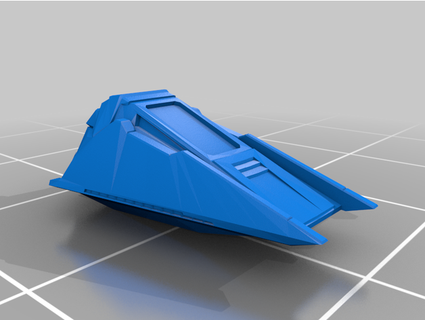 Klingon çıngırak servis aracı vesaire 3d print model - Mito3D