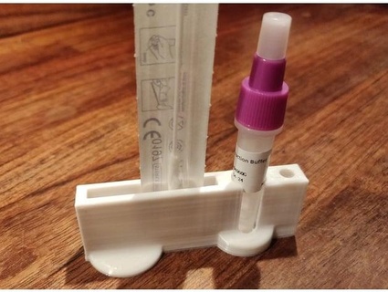 simple covid test holder ingthusiast 3d print model - Mito3D