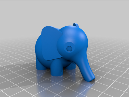 elephant ch1ck6ng4mez 3d print model - Mito3D