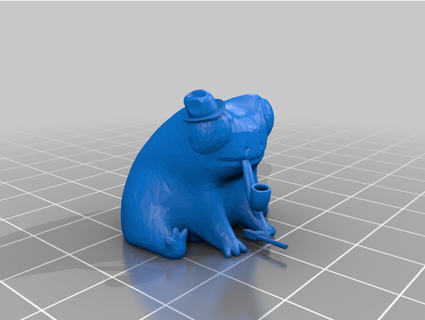 fred frog he's mafia grimm maker 3d print model - Mito3D