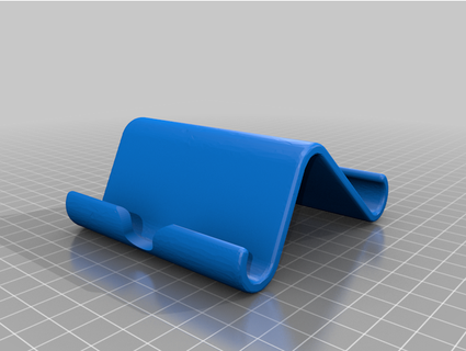 phone stand remix finger-gap pla man 3d print model - Mito3D