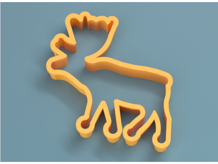 cookie cutters dape 3d print model - Mito3D