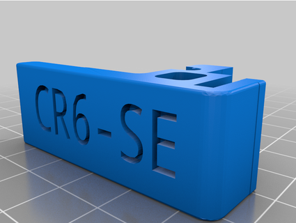 cr6-se filament guide open channel th3rud3on3 3d print model - Mito3D