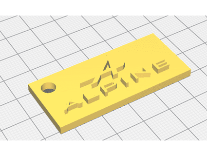 alpine keychain crouet 3d print model - Mito3D