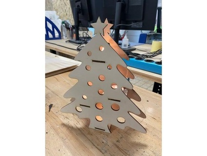 tavolo albero Natale superiore brigantino makerspace 3d print model - Mito3D