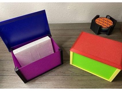 recette boîte couvercle multi color facile impression chien garde 3d print model - Mito3D