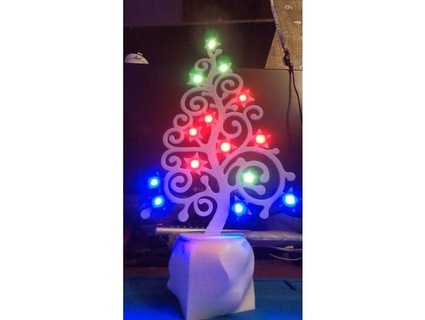 Natal árvore leds ws2812 artemx 3d print model - Mito3D