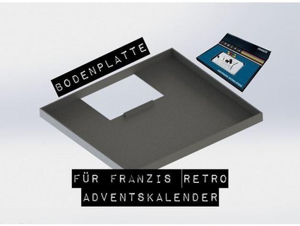 franzis retro juegos electrónicos Calendario adviento plato base moesi1985 3d print model - Mito3D