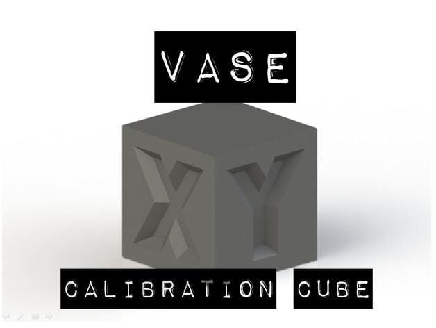 vase calibration cube xyz 20x20mm moesi1985 3D print model - Mito3D