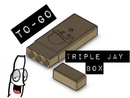triple special cigarette box moesi1985 3d print model - Mito3D