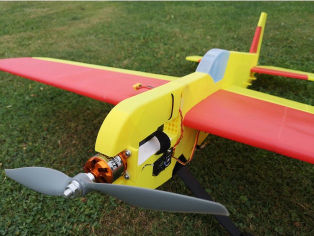 gaplan edge 540- first trully 3d capable printed plane jackheli 3D print model - Mito3D