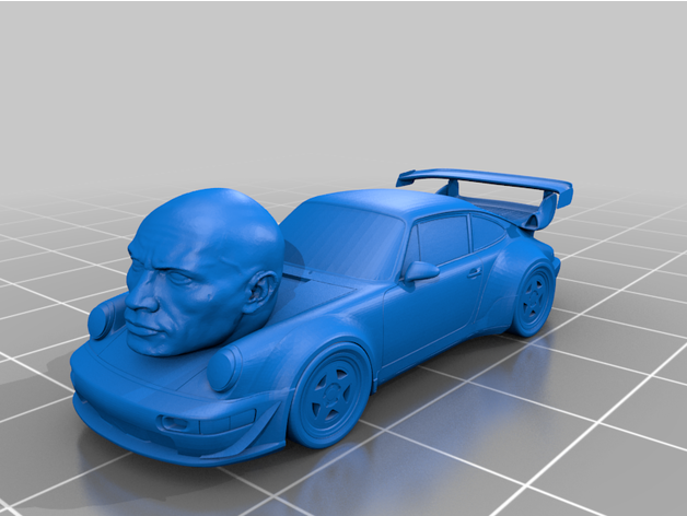 rock porsche 964 911 rsr burrgurrman 3D print model - Mito3D