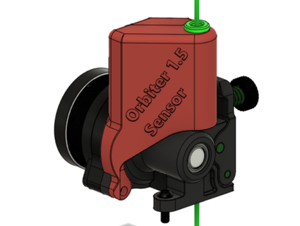 Orbiter Filament Sensor Walze Schalter Papanoah 3d print model - Mito3D