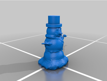 monigote nieve apgoldberg 3d print model - Mito3D