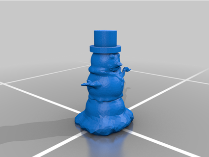 boneco neve apgoldberg 3d print model - Mito3D