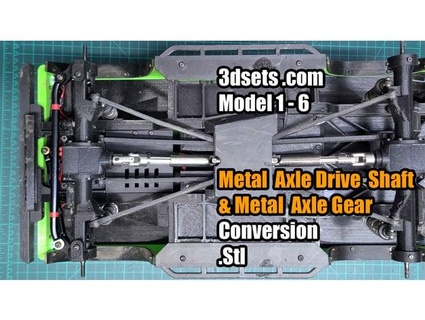 3dsetscom modelo 1 6 eje metal manejar engranaje conversión ellbc 3d print model - Mito3D