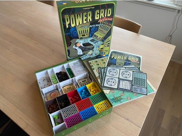 power grid deluxe board game insert snawk 3D print model - Mito3D