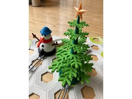 Weihnachten Baum Gravitrax wohnen 3d print model - Mito3D
