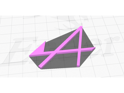 logo alpine themakerofthing 3d print model - Mito3D