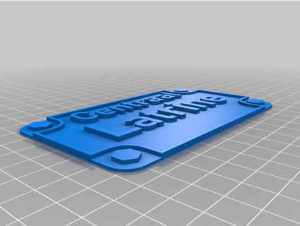 restroom door sign like amsterdam centraal station red-x 3d print model - Mito3D
