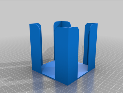 memo cube +pen holder janzmvc 3d print model - Mito3D