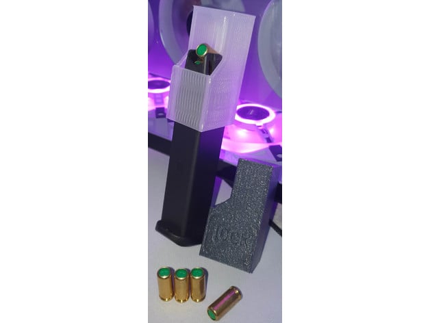 9mm pak glock cargador velocidad manu45 3D print model - Mito3D