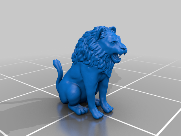 séance Lion dot kit 3D print model - Mito3D