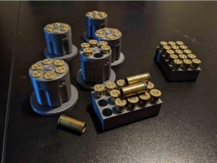 Deadlands Munition Tracker Revolver lemat Box ddbrown30 3d print model - Mito3D