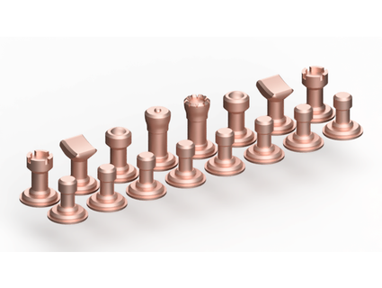 mini chess patina caliptica 3d print model - Mito3D