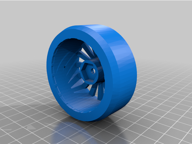drift wheels 2 1 10 rc tedolo 3D print model - Mito3D