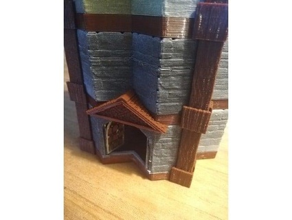 dungeon scape floorpart tower buildings breinnl 3d print model - Mito3D