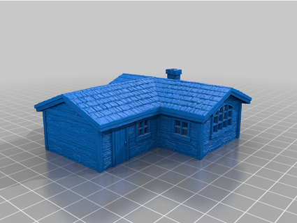 bâtiment maison 2 cheeseromano5 3d print model - Mito3D