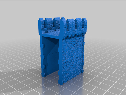 building - wall cheeseromano5 3d print model - Mito3D