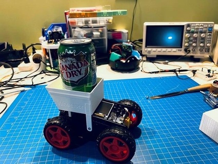 Laufrad Ladung Container Robotik 3d print model - Mito3D