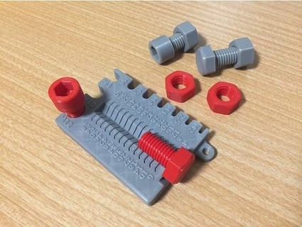 métrica parafuso medindo dispositivo m2 m12 m16 m24 60mm água jp 3d print model - Mito3D