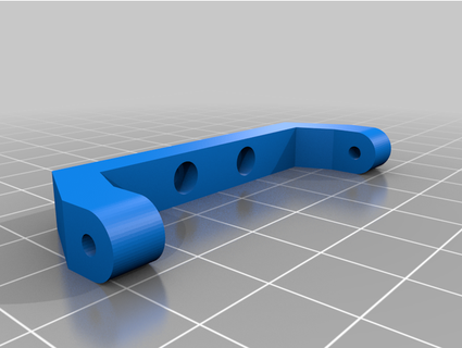 wltoys 124018 124016 - rear chassis shock tower connector tony1697 3d print model - Mito3D
