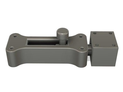 Tür Bolzen verriegeln gleiten sperren Streik Box Erpressung 3d print model - Mito3D