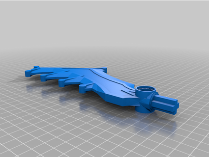 bionicle toa hagah pouks avalanche spear kanohi cantri 3d print model - Mito3D