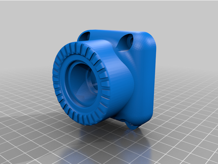 bpnvg sensor mount impact lens gun foogle 3d print model - Mito3D