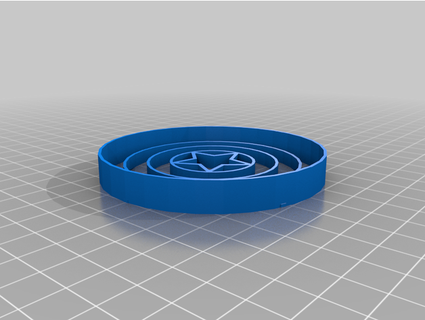 captain american shield cookie cutter covers seebol 3d print model - Mito3D