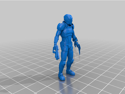 Shepard 3d print model - Mito3D