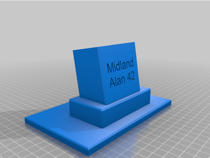 Midland Alan 42 supporter online weber 3d print model - Mito3D