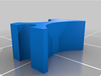 Scheitel Nano Achse Abstandshalter v2 Telenecron 3d print model - Mito3D