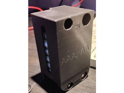 battery box shved 3d print model - Mito3D