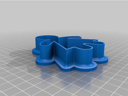 Lebkuchen Mädchen Plätzchen Cutter neu gestaltet Makerboz 3d print model - Mito3D