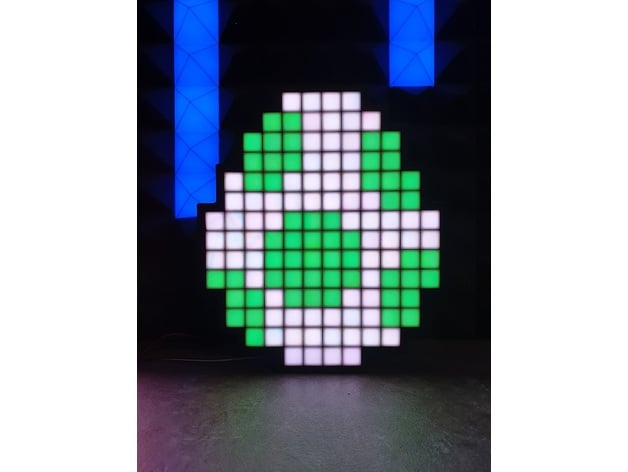 yoshi egg pixel lamp putinas123 3D print model - Mito3D